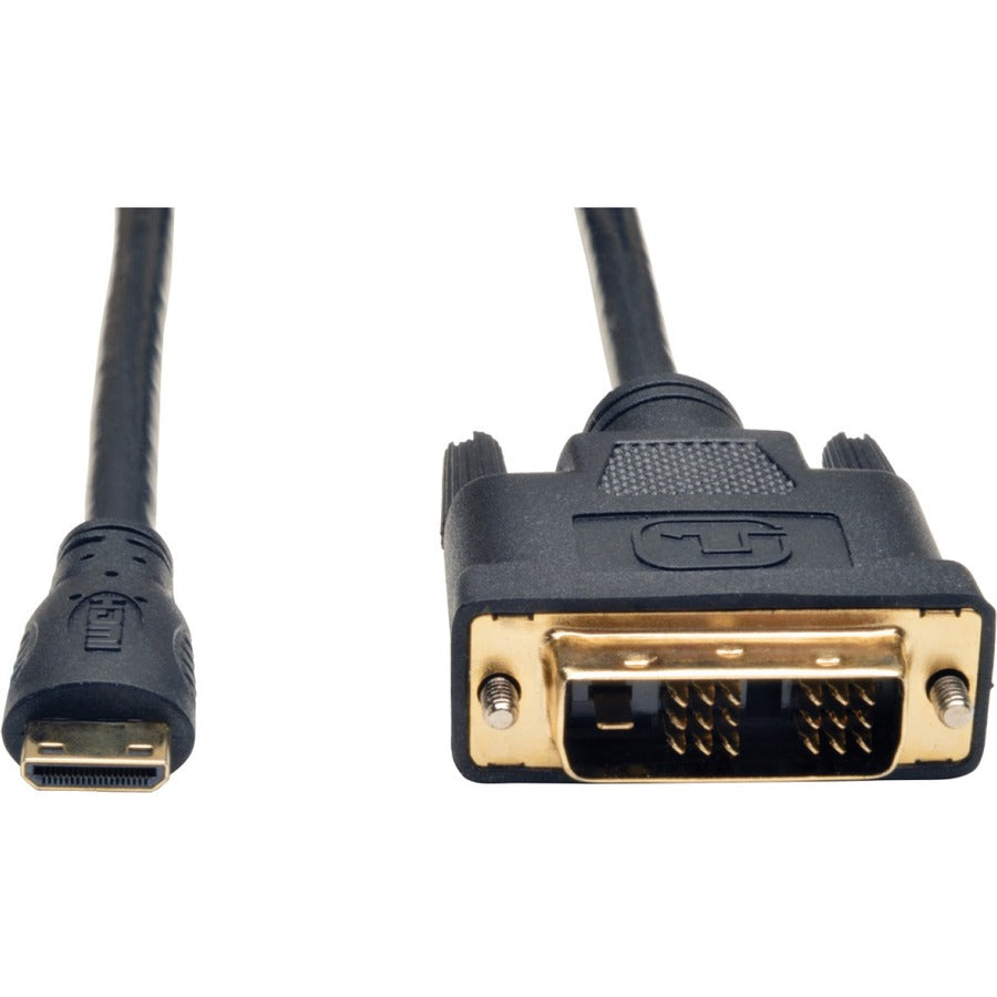 Tripp Lite 3ft Mini HDMI to DVI-D Digital Monitor Adapter Video Converter Cable M/M 3' P566-003-MINI