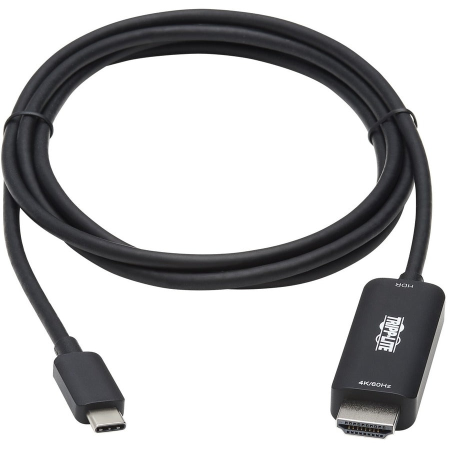 Tripp Lite U444-003-HDR2BE USB-C to HDMI Adapter Cable, M/M, Black, 3 ft. U444-003-HDR2BE