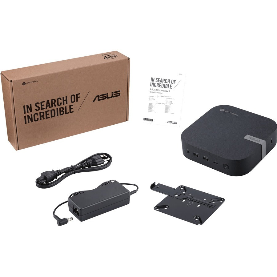 Asus Chromebox 5 Chromebox5-S3053UN Chromebox - Intel Core i3 12th Gen i3-1220P - 8 GB RAM DDR4 SDRAM - 128 GB M.2 PCI Express NVMe SSD - Mini PC - Eco Black CHROMEBOX5-S3053UN