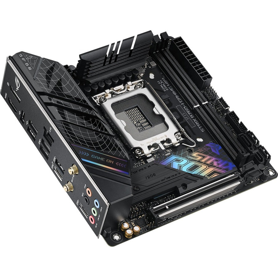 Asus ROG Strix B760-I GAMING WIFI Gaming Desktop Motherboard - Intel B760 Chipset - Socket LGA-1700 - Mini ITX ROGSTRIXB760-IGAMINGWIFI