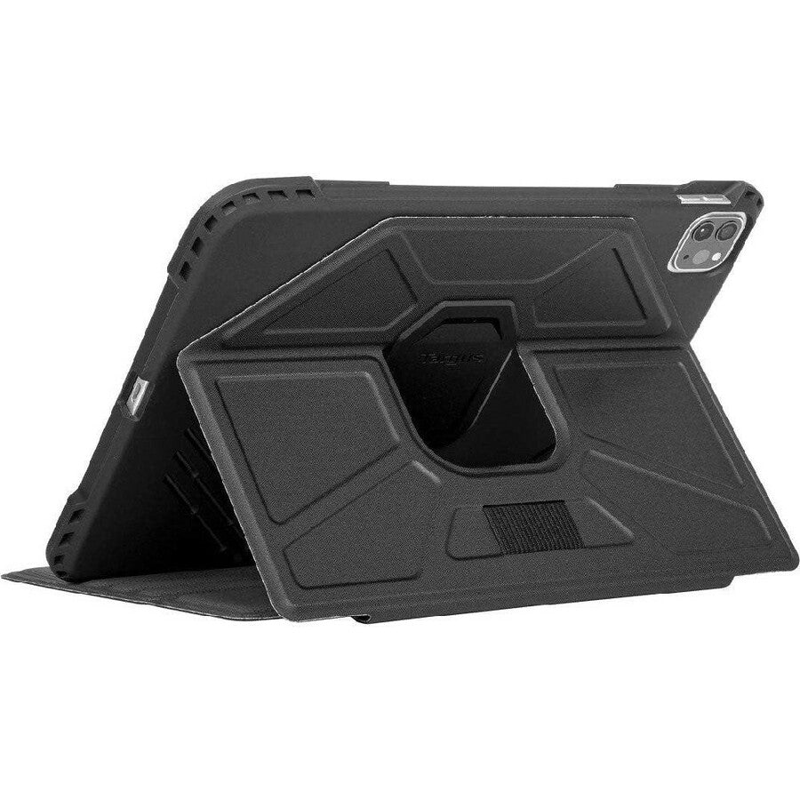 Targus Pro-Tek THZ866GL Rugged Carrying Case (Folio) for 10.9" to 11" Apple iPad Air (4th Generation), iPad Air (5th Generation), iPad Pro, iPad Pro (2nd Generation), iPad Pro (3rd Generation) Tablet - Black THZ866GL