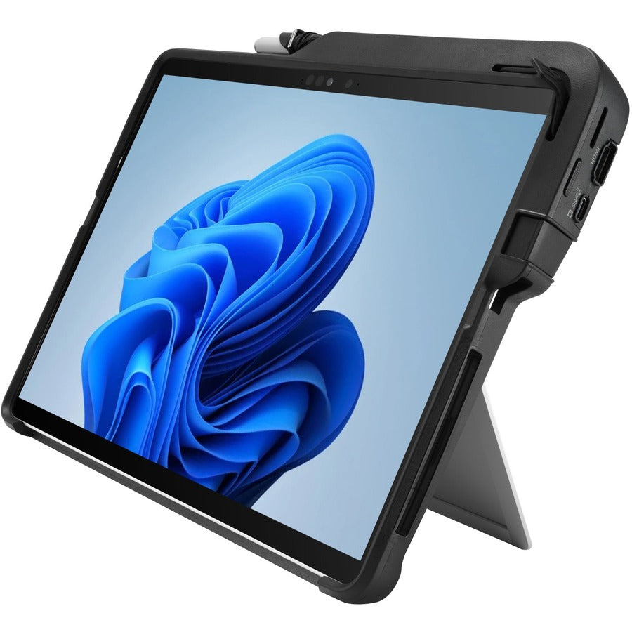 Kensington BlackBelt Rugged Carrying Case Microsoft Surface Pro 8 Notebook, Card Reader - Black - TAA Compliant K99071WW