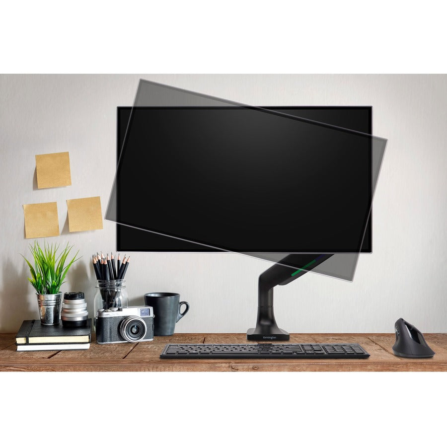 Kensington SmartFit Mounting Arm for Monitor, Flat Panel Display, Curved Screen Display - Black K59600WW