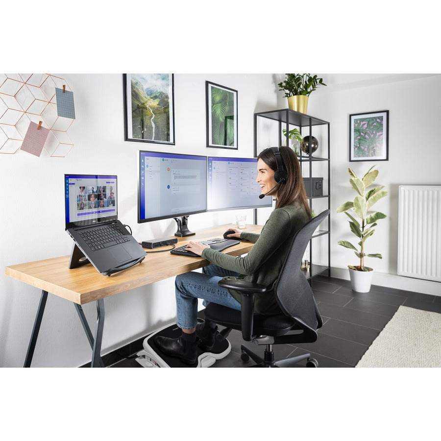 Kensington SmartFit Mounting Arm for Monitor, Flat Panel Display, Curved Screen Display - Black K59601WW