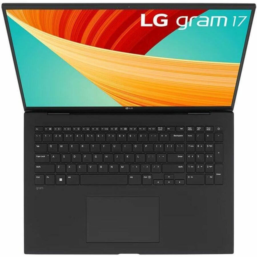 LG gram 17Z90R-N.AP75A8 17" Notebook - WQXGA - 2560 x 1600 - Intel Core i7 13th Gen i7-1360P Dodeca-core (12 Core) 2.20 GHz - Intel Evo Platform - 16 GB Total RAM - 512 GB SSD - Obsidian Black 17Z90R-N.AP75A8