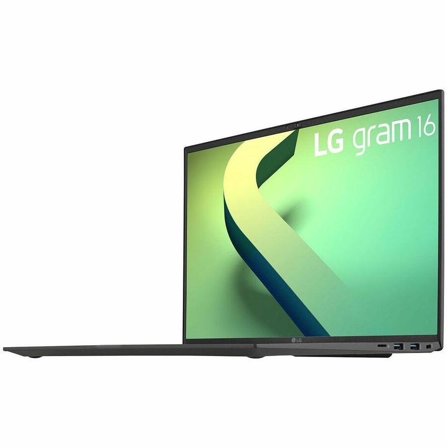 LG gram 16Z90Q-N.AP52A8 16" Notebook - WQXGA - 2560 x 1600 - Intel Core i5 12th Gen i5-1240P Dodeca-core (12 Core) 1.70 GHz - Intel Evo Platform - 16 GB Total RAM - 256 GB SSD - Obsidian Black 16Z90Q-N.AP52A8