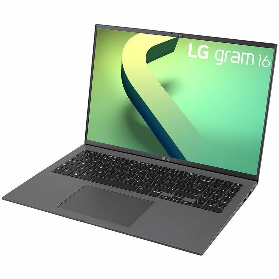 LG gram 16Z90Q-N.AP52A8 16" Notebook - WQXGA - 2560 x 1600 - Intel Core i5 12th Gen i5-1240P Dodeca-core (12 Core) 1.70 GHz - Intel Evo Platform - 16 GB Total RAM - 256 GB SSD - Obsidian Black 16Z90Q-N.AP52A8