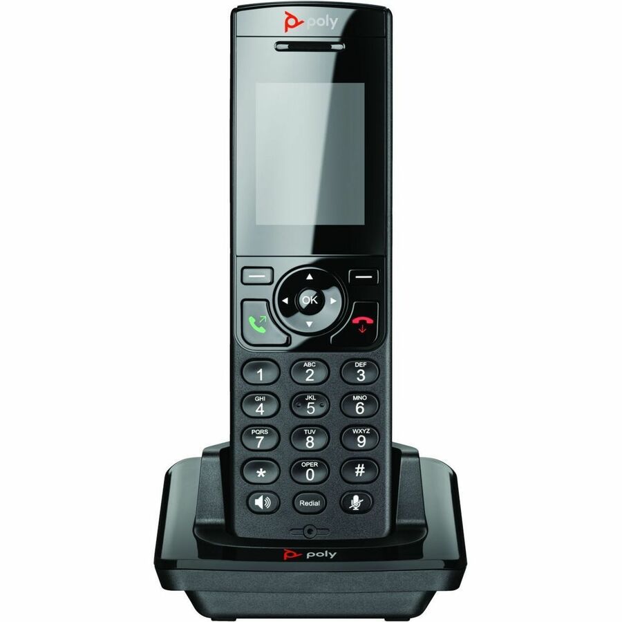 Combiné téléphonique Poly VVX D230 DECT et support de chargement avec alimentation 89B48AA#ABA