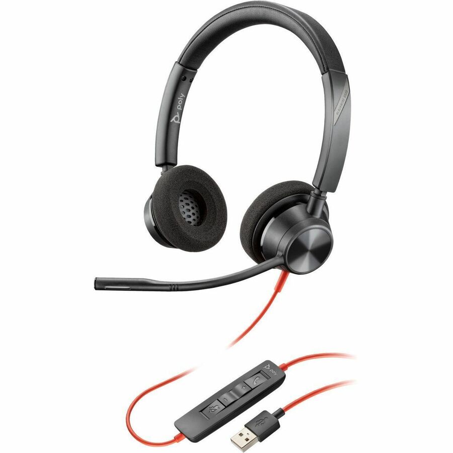 Casque Poly Blackwire 3320 USB-A TAA 8M3U7AA#ABA