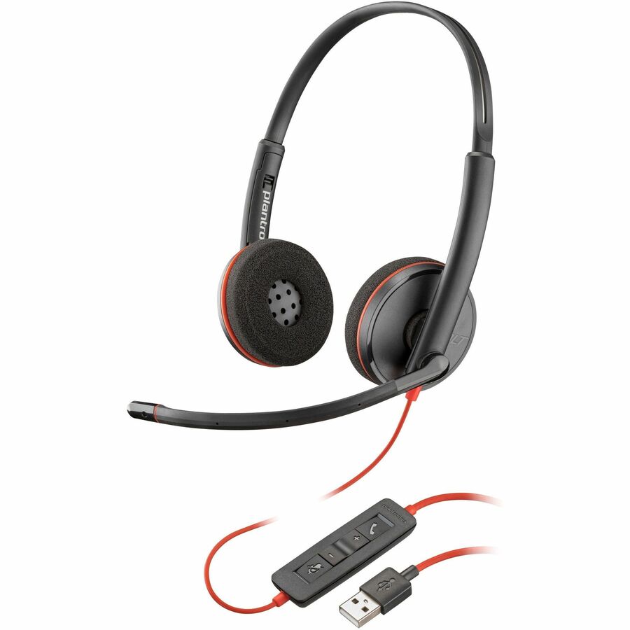 Poly Blackwire 3220 Stereo USB-A Headset TAA (Bulk) 8M3X5A6#ABA