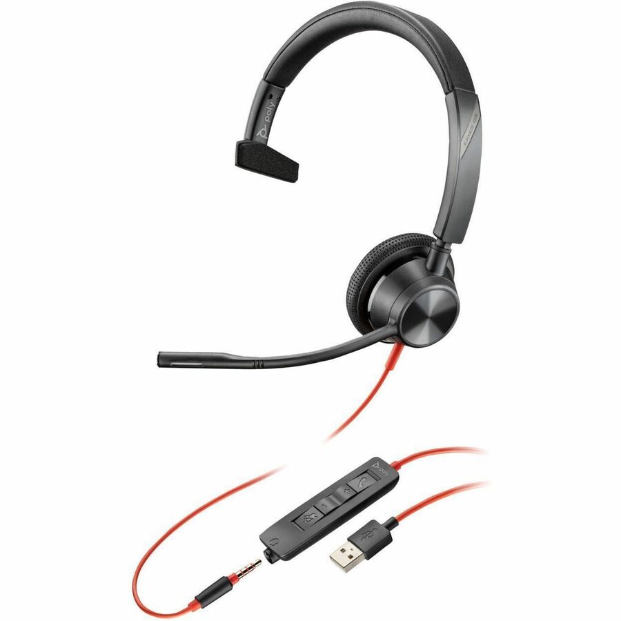 Poly Blackwire 3315 USB-A Headset TAA 8M3U1AA#ABA