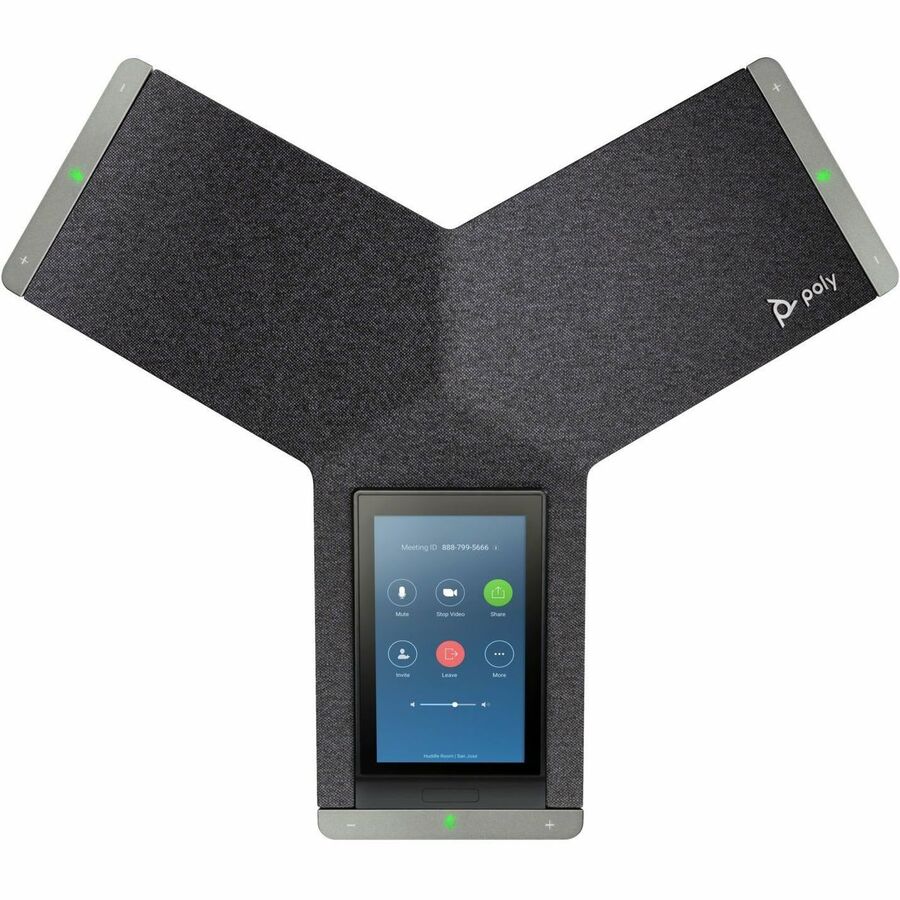 Poly Trio C60 IP Conference Station - Corded/Cordless - Bluetooth, Wi-Fi - Black 849B4AA#ABA