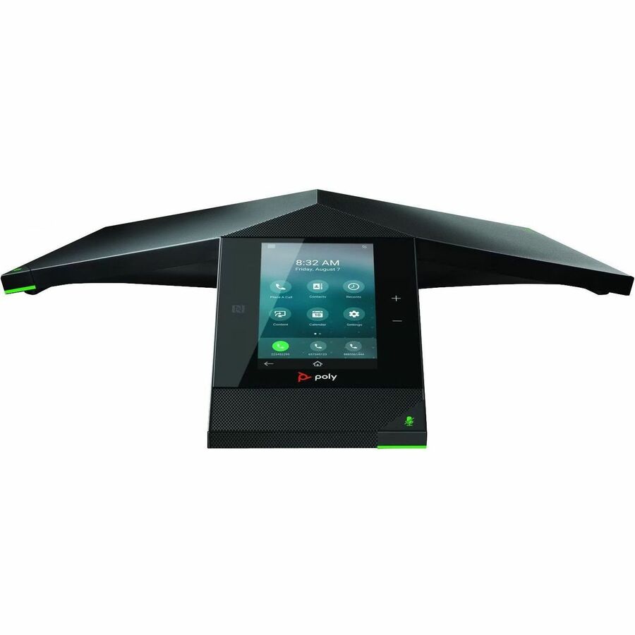 Poly Trio IP Conference Station - Corded/Cordless - Bluetooth, Wi-Fi, NFC - Black 849A7AA#AC3