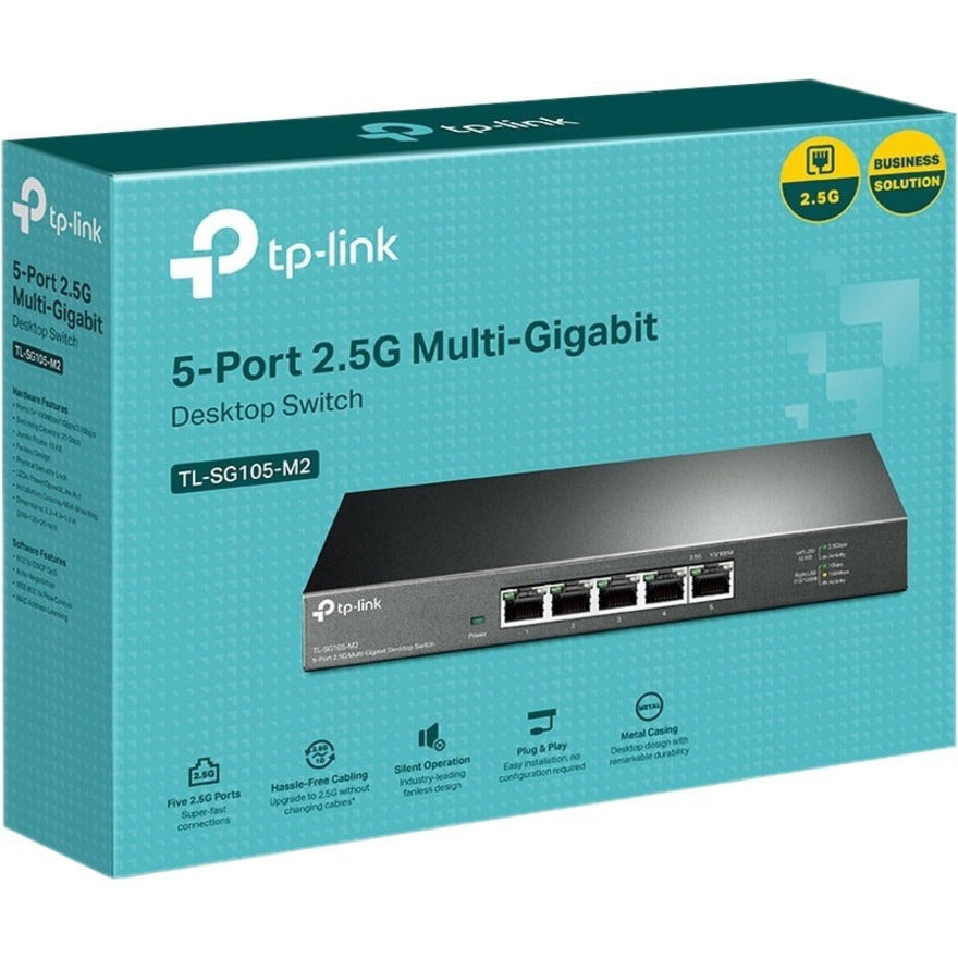 TP-Link 5-Port 2.5G Desktop Switch TL-SG105-M2
