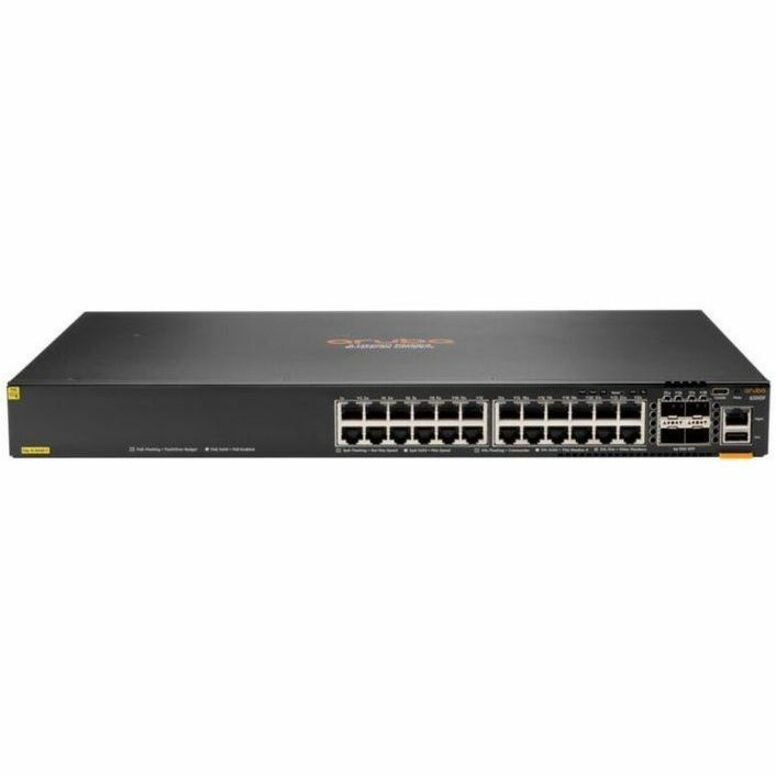 Aruba 6300F 24-port 1GbE Class 4 PoE and 4-port SFP56 Switch JL666A#B2B