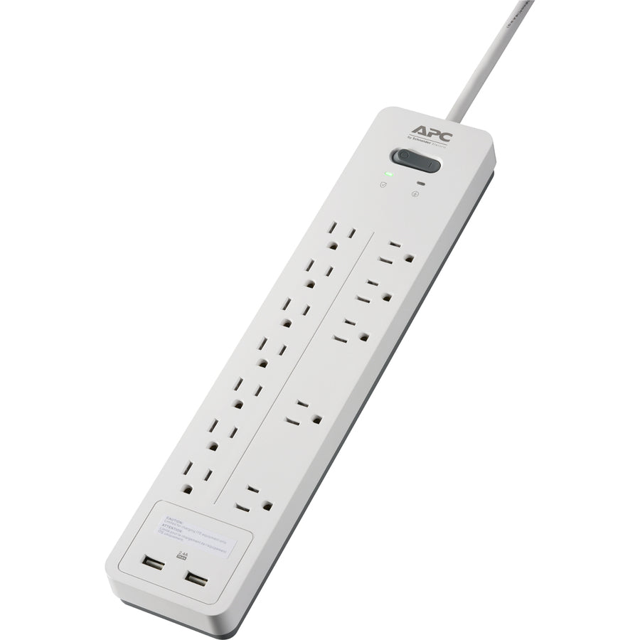 APC by Schneider Electric SurgeArrest Home/Office 12-Outlet Surge Suppressor/Protector PH12U2W