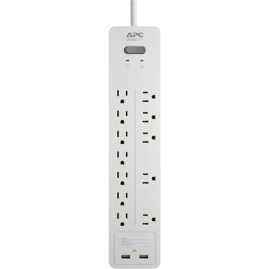 APC by Schneider Electric SurgeArrest Home/Office 12-Outlet Surge Suppressor/Protector PH12U2W