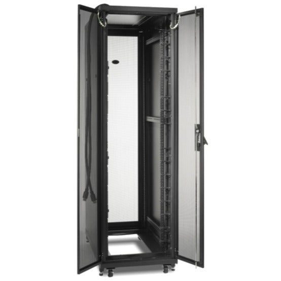 APC by Schneider Electric NetShelter SV 48U 600mm Wide x 1200mm Deep Enclosure with Sides Black AR2507