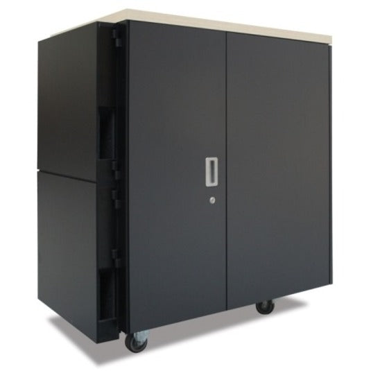 APC by Schneider Electric NetShelter CX 24U Secure Soundproof Server Room in a Box Enclosure AR4024A