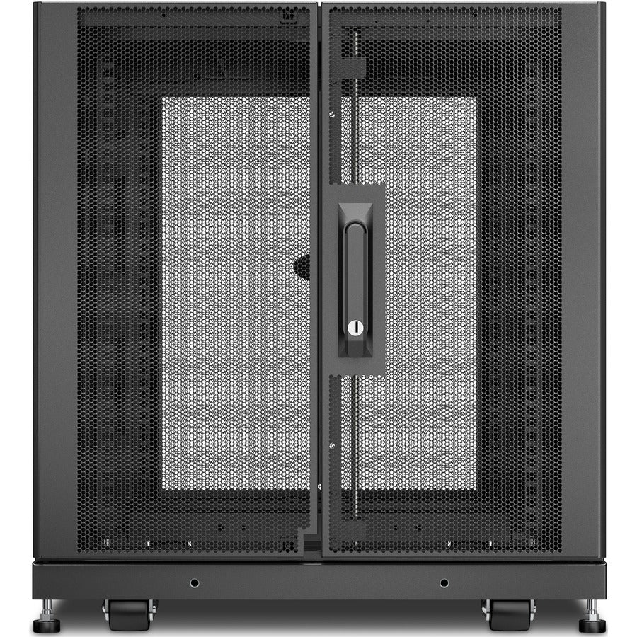 APC by Schneider Electric NetShelter SX 12U Server Rack Enclosure 600mm x 900mm w/ Sides Black AR3003