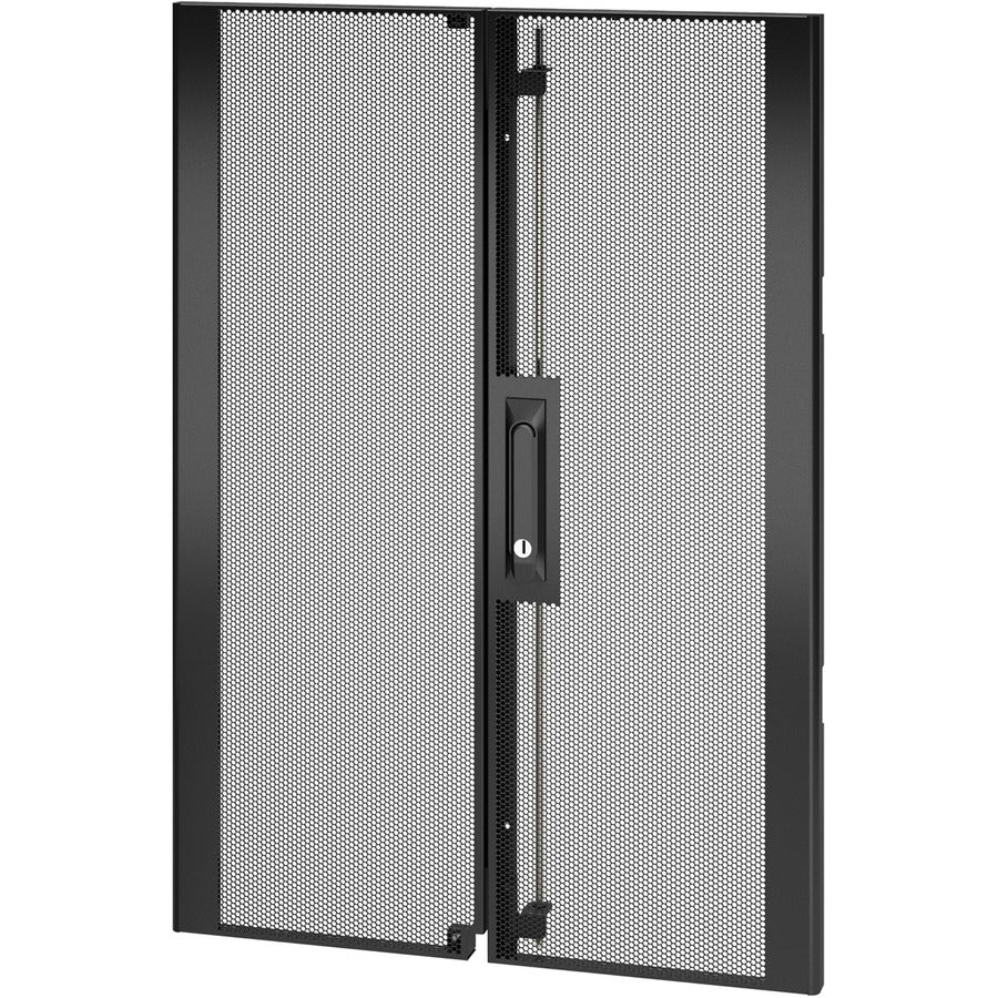 APC by Schneider Electric NetShelter SX 18U Portes divisées perforées de 600 mm de large, noir AR7161