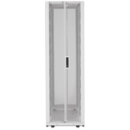 Boîtier APC by Schneider Electric NetShelter SX 42U 600 mm de large x 1 200 mm de profondeur avec côtés blancs AR3300W