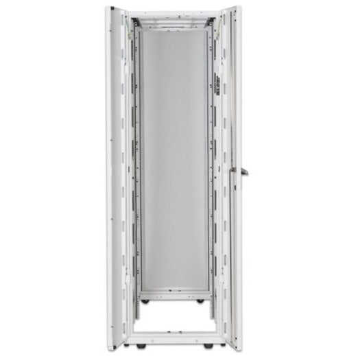 Boîtier APC by Schneider Electric NetShelter SX 42U 600 mm de large x 1 200 mm de profondeur avec côtés blancs AR3300W