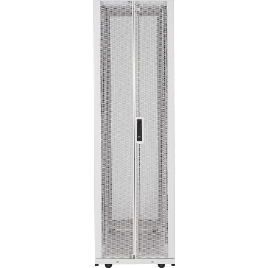 Boîtier APC by Schneider Electric NetShelter SX 42U 600 mm de large x 1 070 mm de profondeur avec côtés blancs AR3100W