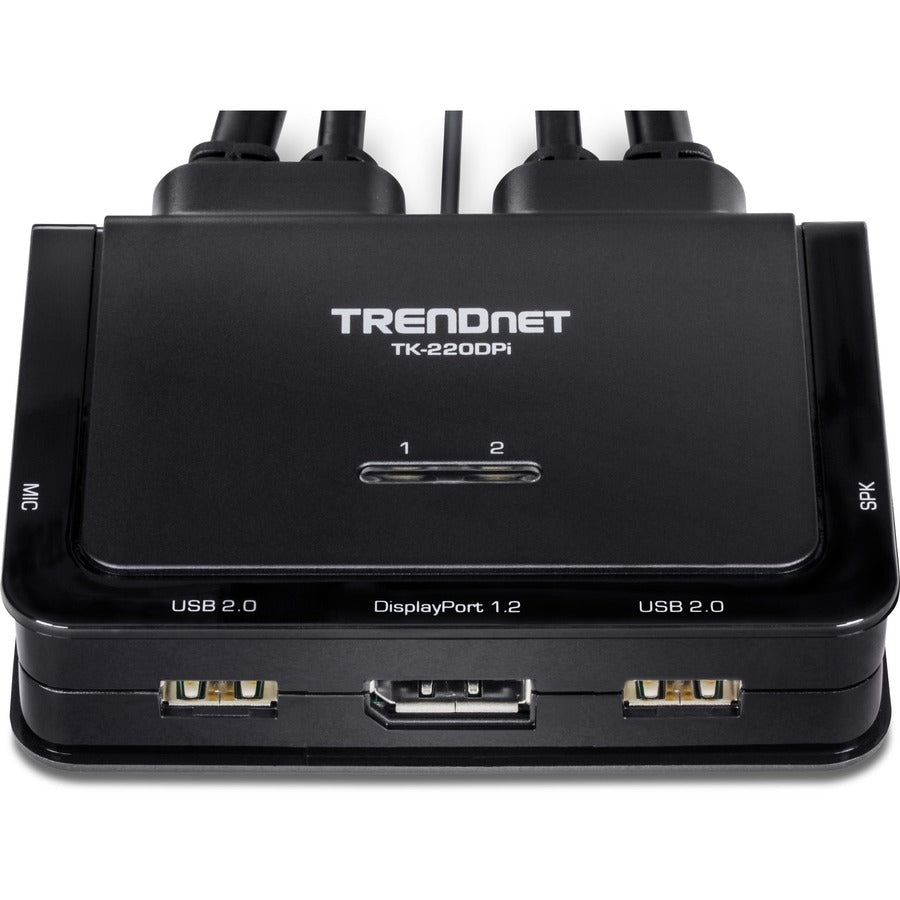 TRENDnet 2-Port 4K DisplayPort KVM Switch TK-220DPi (v1.0R) TK-220DPI