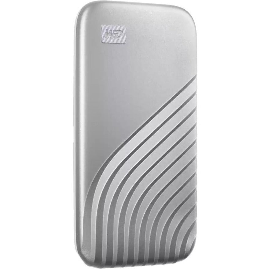 Disque SSD portable WD My Passport WDBAGF0010BSL-WESN 1 To - Externe - Argent WDBAGF0010BSL-WESN