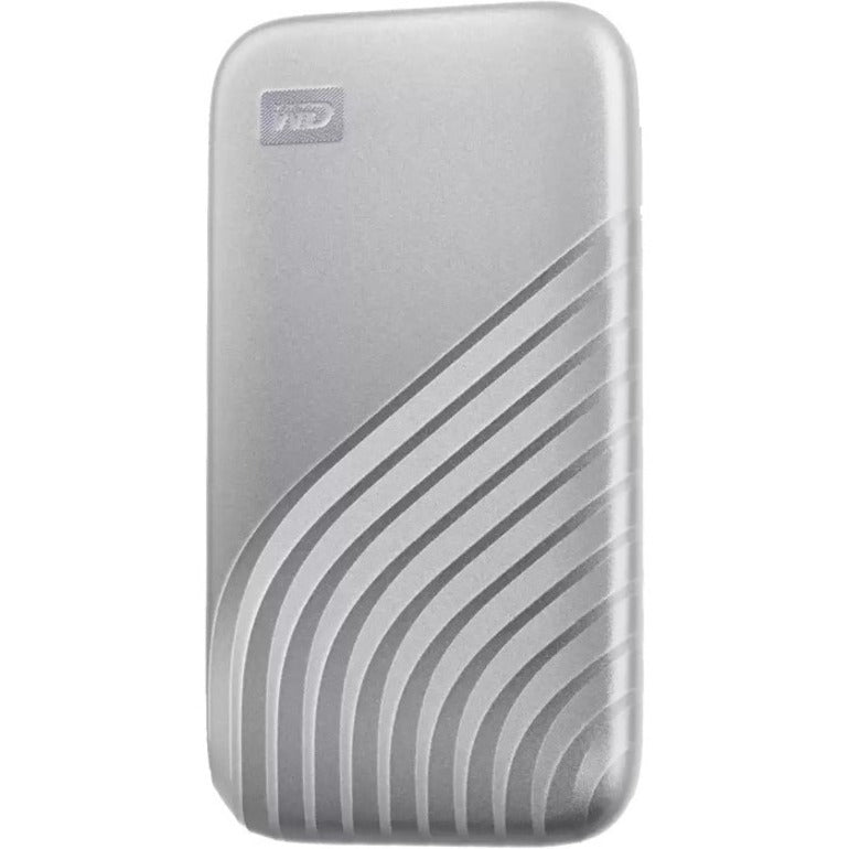 Disque SSD portable WD My Passport WDBAGF0010BSL-WESN 1 To - Externe - Argent WDBAGF0010BSL-WESN