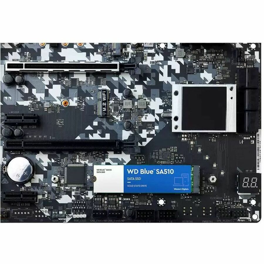 Disque SSD WD Blue SA510 WDS200T3B0B 2 To - M.2 2280 interne - SATA (SATA/600) WDS200T3B0B