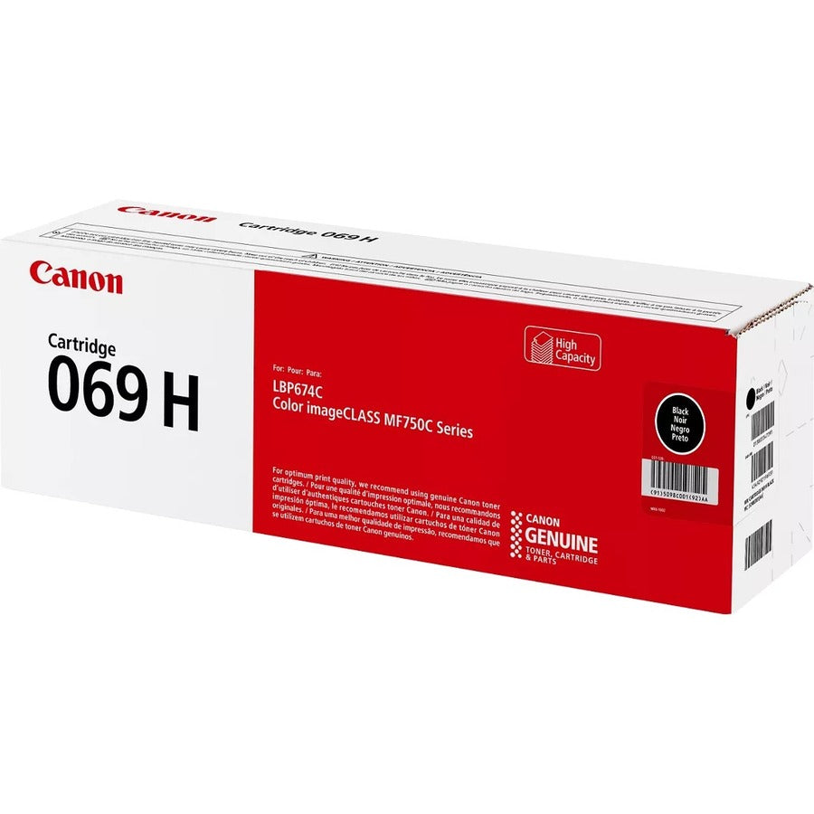 Canon 069 Original High Yield Laser Toner Cartridge - Black - 1 Pack 5098C001
