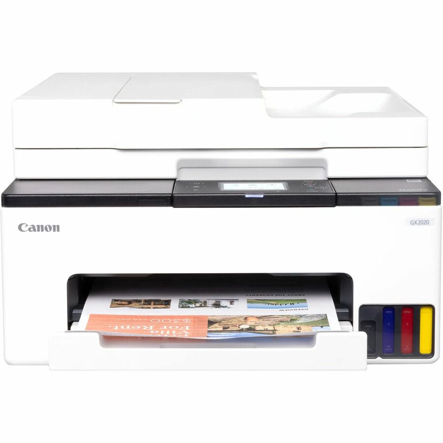 Imprimante multifonction jet d'encre filaire et sans fil Canon MAXIFY GX2020 - Couleur 6171C003