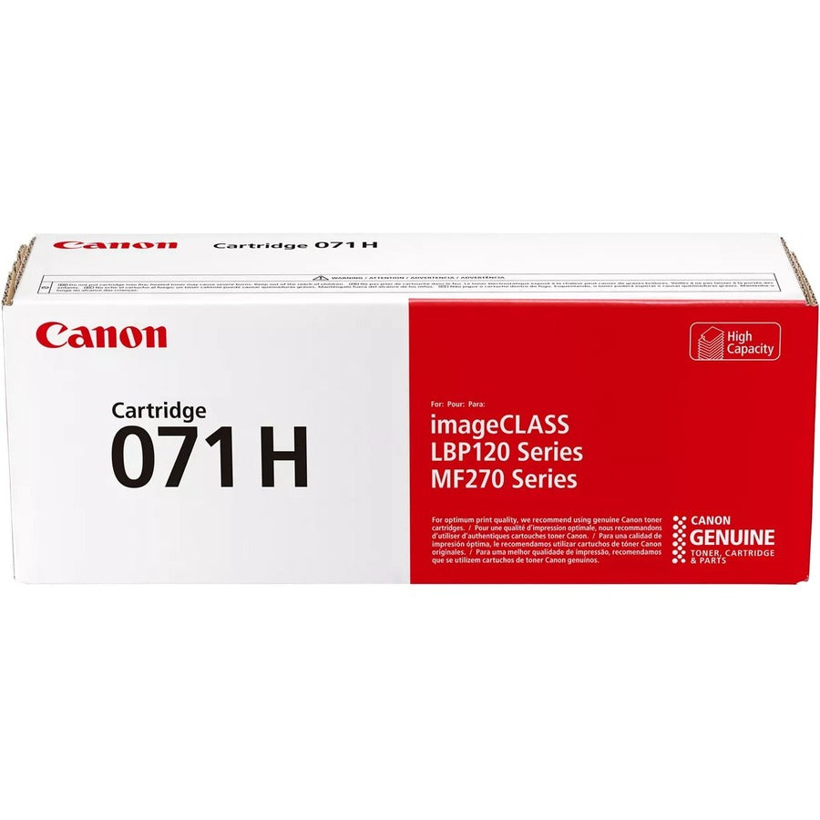 Canon 071H Original High Yield Laser Toner Cartridge - Black - 1 Pack 5646C001