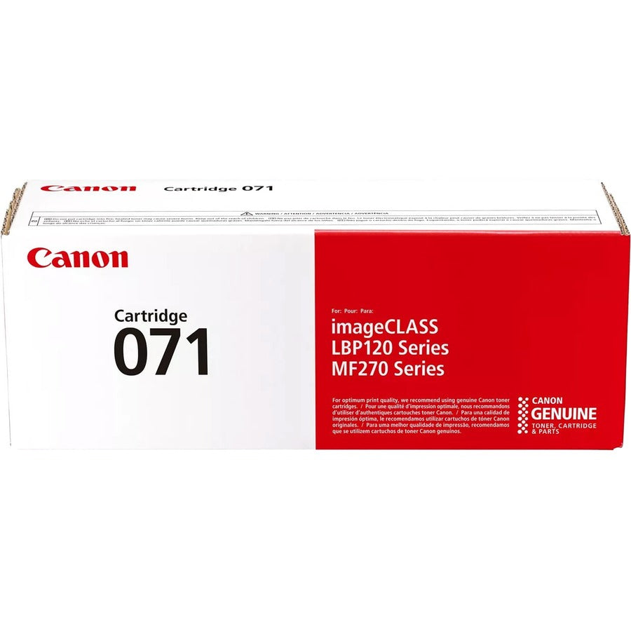 Canon 071 Original Standard Yield Laser Toner Cartridge - Black - 1 Pack 5645C001
