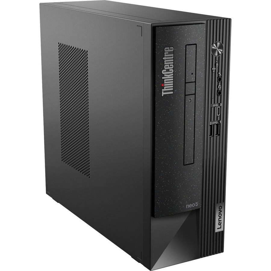 Ordinateur de bureau Lenovo ThinkCentre neo 50s Gen 4 12JF0002US - Intel Core i5 13e génération i5-13400 Deca-core (10 Core) 2,50 GHz - 16 Go de RAM DDR4 SDRAM - 256 Go M.2 PCI Express NVMe 4.0 x4 SSD - Petit facteur de forme - Noir 12JF0002US