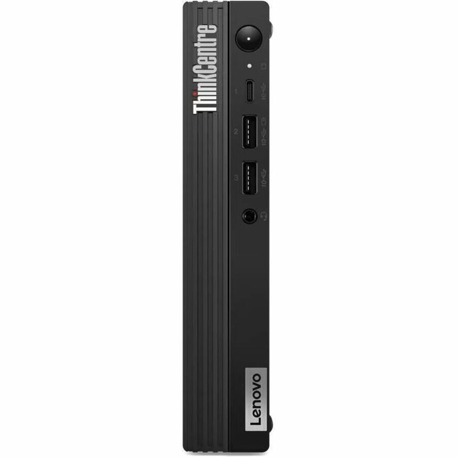 Lenovo ThinkCentre M80q Gen 4 12E90001US Desktop Computer - Intel Core i5 13th Gen i5-13500T Tetradeca-core (14 Core) 1.60 GHz - 16 GB RAM DDR5 SDRAM - 256 GB M.2 PCI Express NVMe 4.0 x4 SSD - Tiny - Black 12E90001US