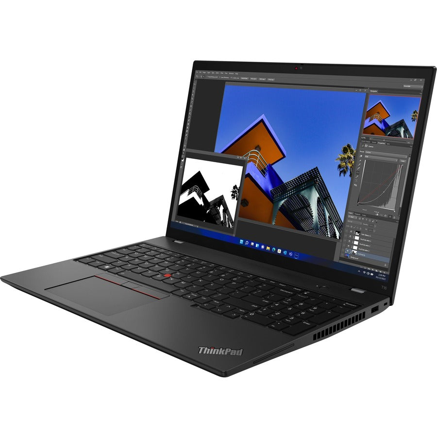 Lenovo ThinkPad T16 Gen 1 21BV00HEUS 16" Touchscreen Notebook - WUXGA - 1920 x 1200 - Intel Core i7 12th Gen i7-1270P Dodeca-core (12 Core) 2.20 GHz - 16 GB Total RAM - 8 GB On-board Memory - 512 GB SSD - Thunder Black 21BV00HEUS