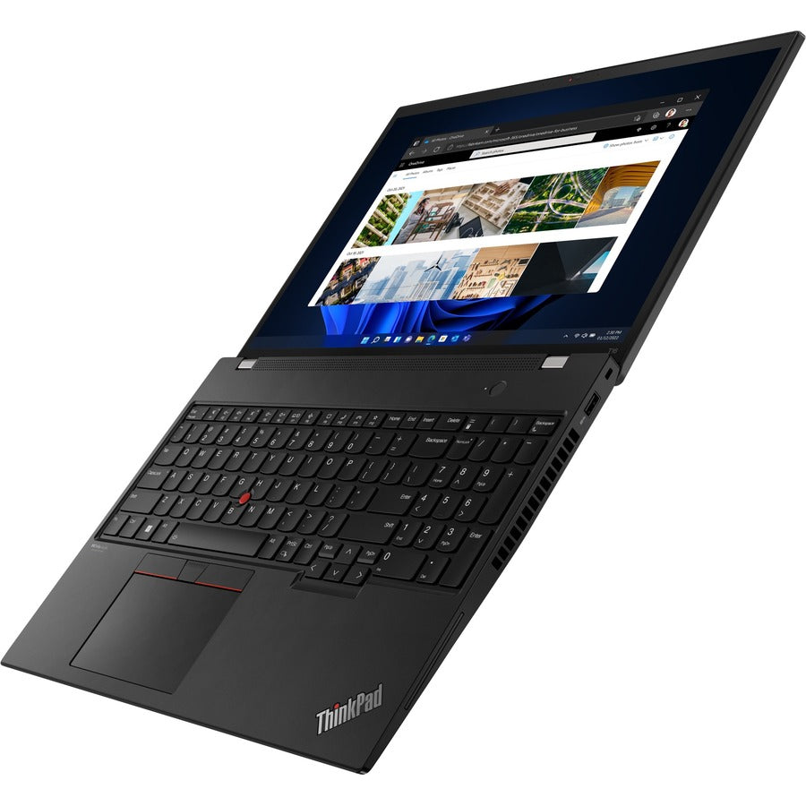 Lenovo ThinkPad T16 Gen 1 21BV00HEUS 16" Touchscreen Notebook - WUXGA - 1920 x 1200 - Intel Core i7 12th Gen i7-1270P Dodeca-core (12 Core) 2.20 GHz - 16 GB Total RAM - 8 GB On-board Memory - 512 GB SSD - Thunder Black 21BV00HEUS