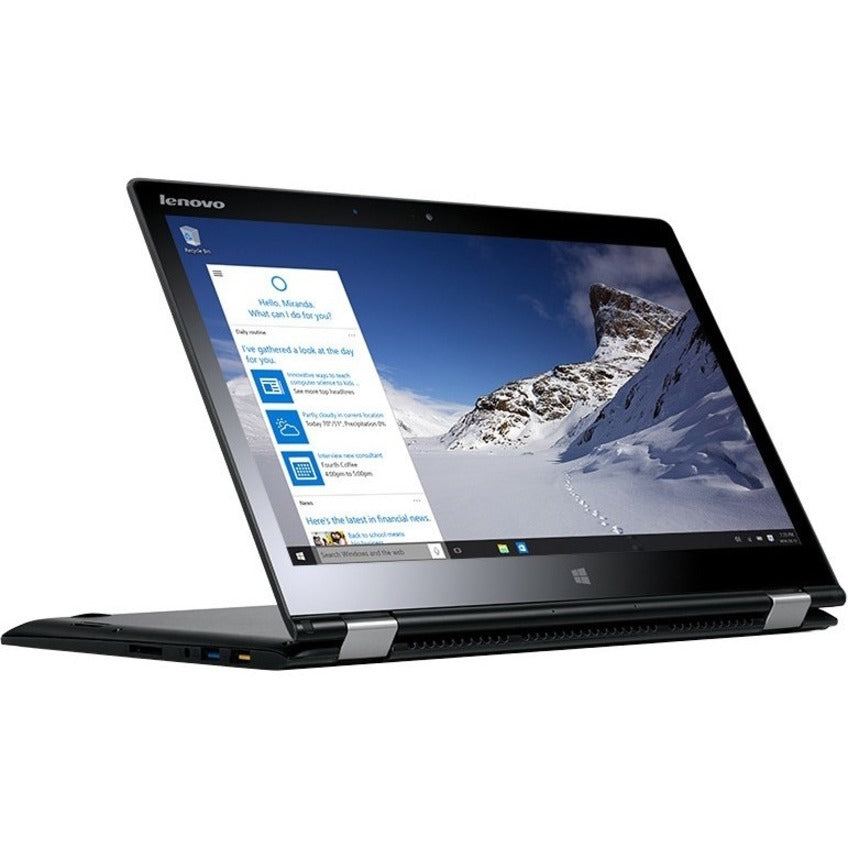 Lenovo Yoga 700-14ISK 80QD005PCF 14" 2 in 1 Notebook - 1920 x 1080 - Intel Core i7 6th Gen i7-6500U Dual-core (2 Core) 2.50 GHz - 8 GB Total RAM - 256 GB SSD - Black 80QD005PCF