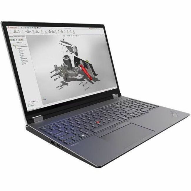Lenovo ThinkPad P16 Gen 2 21FA002UUS Station de travail mobile à écran tactile 16" - WQUXGA - 3840 x 2400 - Intel Core i9 13e génération i9-13950HX Tetracosa-core (24 cœurs) - 64 Go de RAM totale - 1 To SSD - Villi Black, Storm Grey 21FA002UUS