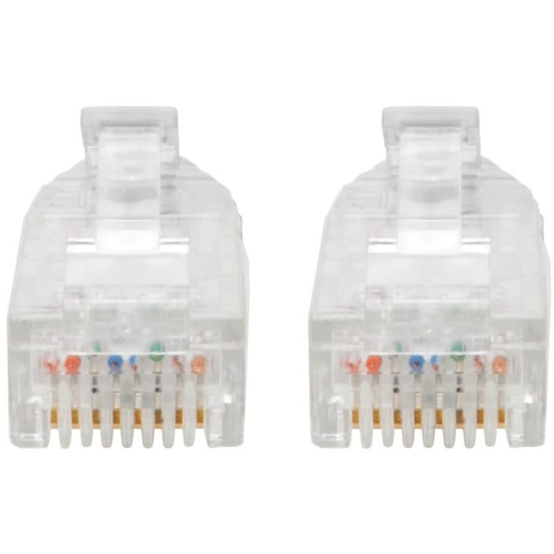 Câble de brassage UTP Tripp Lite by Eaton Cat6 (RJ45) - M/M, Gigabit, sans accroc, moulé, fin, noir, 6 po N201-S6N-BK