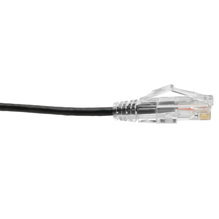 Câble de brassage UTP Tripp Lite by Eaton Cat6 (RJ45) - M/M, Gigabit, sans accroc, moulé, fin, noir, 6 po N201-S6N-BK