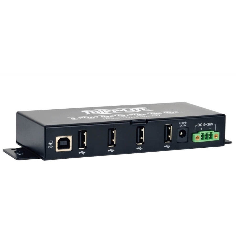 Tripp Lite by Eaton 4-Port Industrial USB 2.0 Hub with 15kV ESD Immunity U223-004-IND