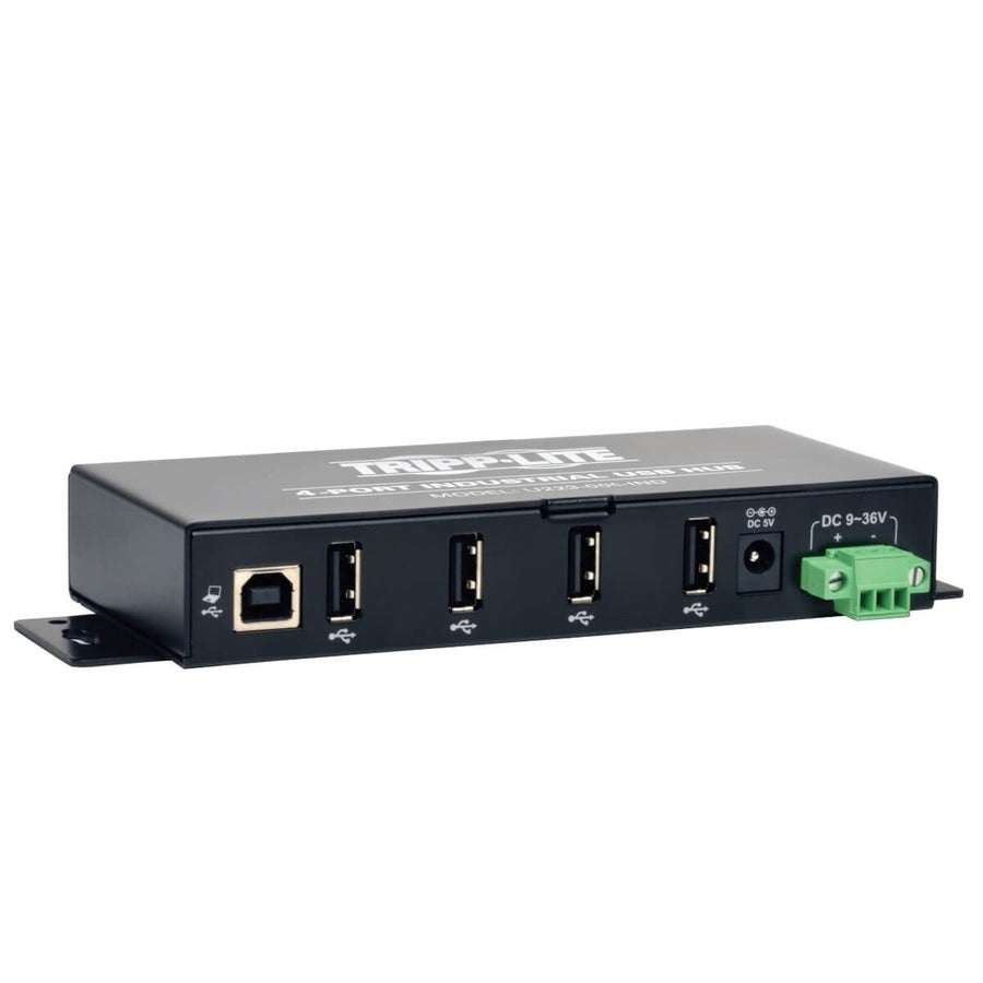 Tripp Lite by Eaton 4-Port Industrial USB 2.0 Hub with 15kV ESD Immunity U223-004-IND