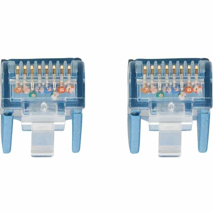 Câble Ethernet UTP moulé sans accroc Tripp Lite by Eaton Cat6 Gigabit (RJ45 M/M), PoE, LSZH, bleu, 2 m N201L-02M-BL