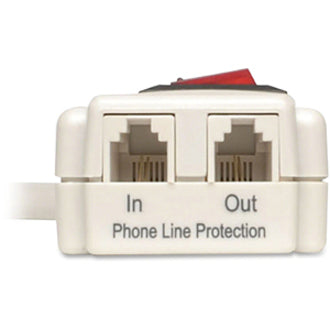 Tripp Lite TLP604TEL Protect It! 6-Outlet Surge Protector (Telephone & DSL Protection, 4ft Cord) TLP604TEL