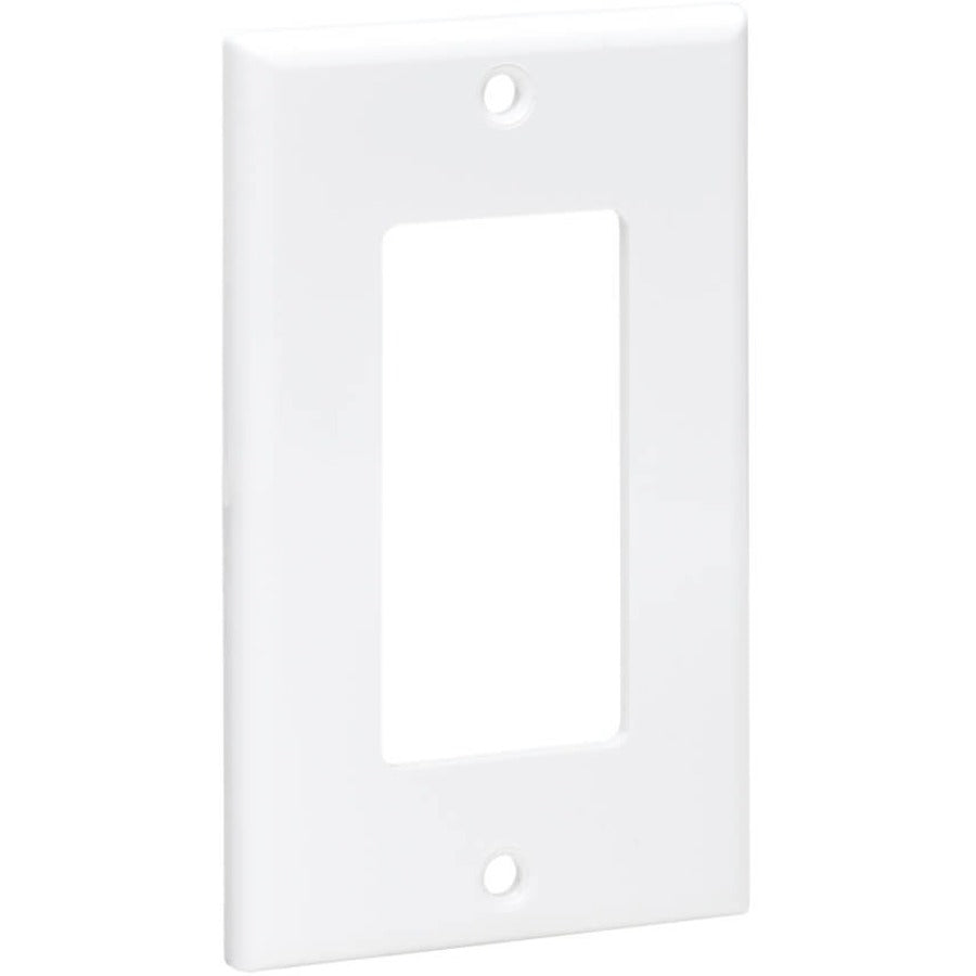 Tripp Lite by Eaton Single-Gang Faceplate, Decora Style - Vertical, White N042D-100-WH