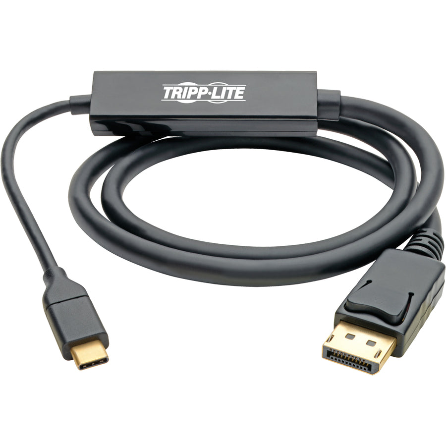 Tripp Lite by Eaton USB-C to DisplayPort Cable, 4K @ 60Hz, Thunderbolt 3, 3 ft. U444-003-DP